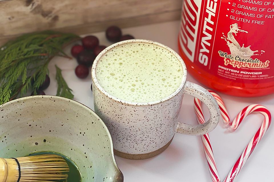 Peppermint Protein Latte Matcha